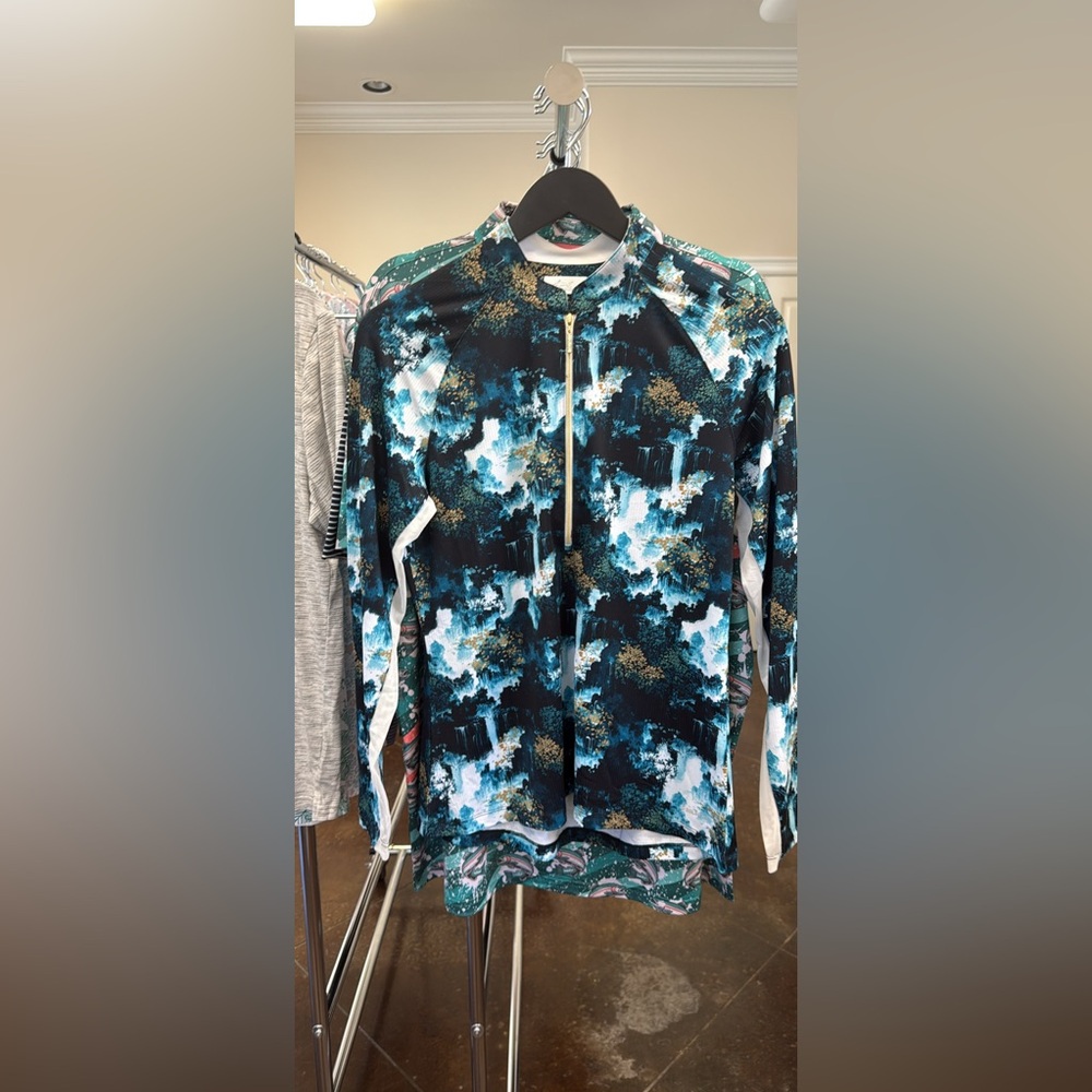 4 pc Greg Norman Collection in Blue and Green Print bundle - Picture 5 of 5